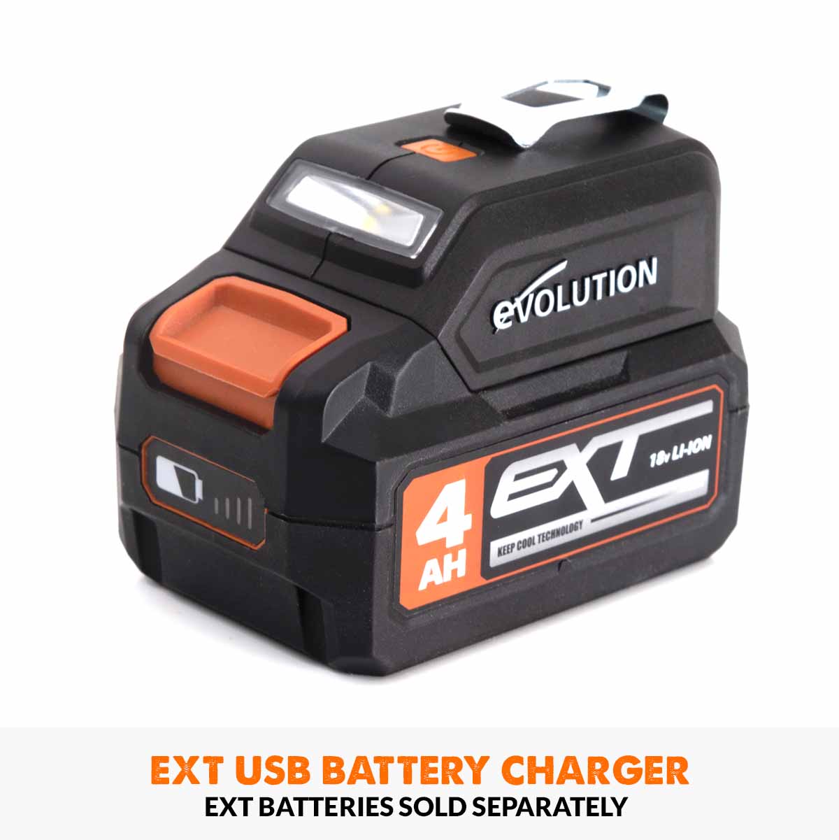 Evolution EXT Cordless USB Charger and LED Light