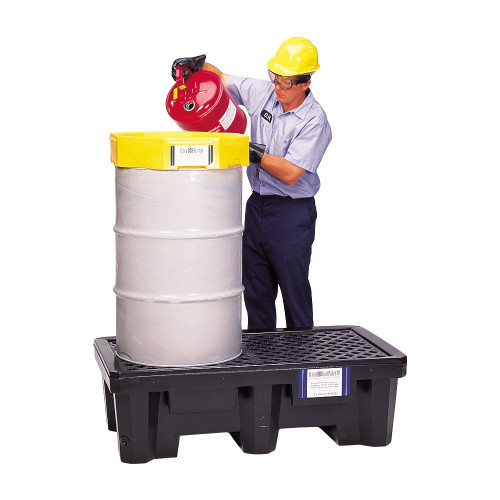 UltraTech 2504 Ultra-Spill Pallet - P2 2 Drum Economy Model, without Drain