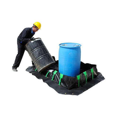 UltraTech 8211 Ultra-Containment Berm, Stake Wall Model, 50 ft. x 15 ft. x 1 ft., 5610 Gal Capacity