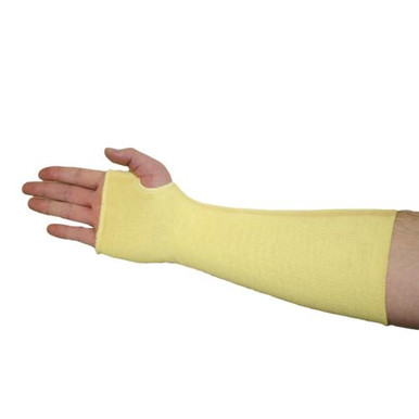 12" Single Ply Kevlar Sleeve w/Thumb Hole.Must order in multiple of 25 each 2518KTE