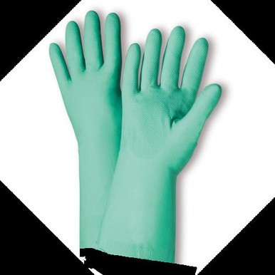 11 mil Unlined Green Nitrile, Bulk Packaged - Economy 33413/L