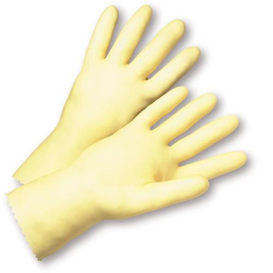 16mil Unlined Amber Latex, Rolled Cuff, Bulk Packaged - Economy 3343/7