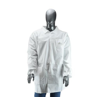 Posi Wear BA - Microporous Lab Coat, Snap Closure 2 Pocket 3620/2XL