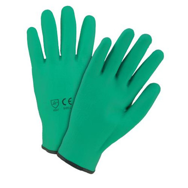 Fully Coated Green Nitrile Foam, Water Resistant, Cut Resistant Shell. EN388 = 4541, ANSI A4 Cut level710HNFF/XL