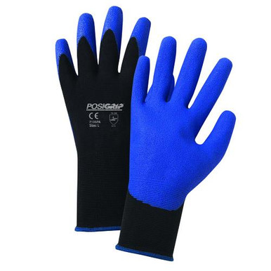 Blue PVC, Palm Coat on Black 13 Gauge Nylon Liner. EN 4134 713SPA/L
