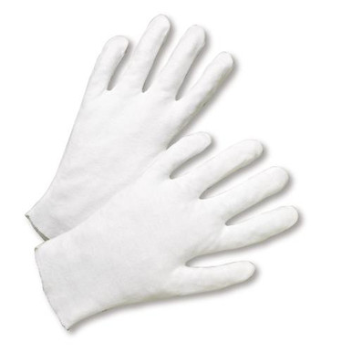 Heavy Weight Lisle/Inspection Glove, 10 1/2" OAL - 100% Cotton - Size Small or Ladies 805/L
