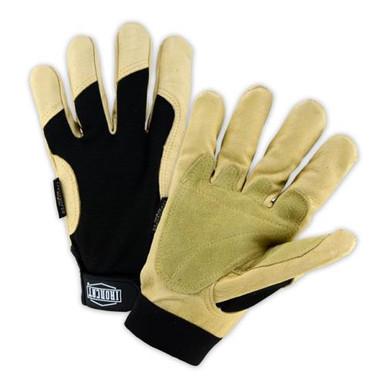 Winter Lined: Iron CatHeavy Duty Grain Pigskin Glove is a natural fitting glove with C40 Thinsulate Lining. Features split leather patch reinforcement on the palm and thumb saddle as well as reinfor 86355/2XL