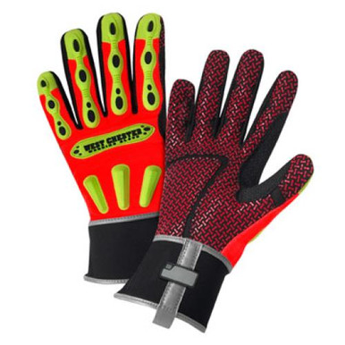 Winter R2 Safety Pro Series Rugged Rigger: 40g Thinsulate & Enprotex Waterproof Lining, Pinch reducing fingertips, Kevlar reinforced thumb, oil resistant palm, great RED grip & extended neoprene cuff86711/XXL