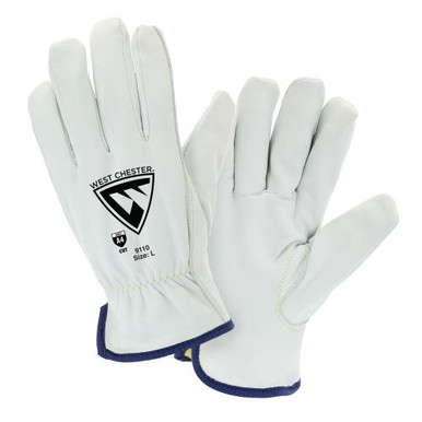 Standard grade sheep leather keystone thumb driver, with ANSI A4 cut and sew lining. 9110/M
