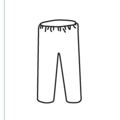 Posi-Wear M3 - White SMMMS Pants w/Elastic Waist C3816/XL