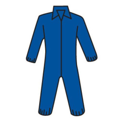SBP Navy Blue Coverall, Elastic Wrist and Ankle - Heavy Weight U1200B/XXXL