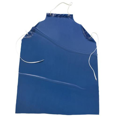 6 mil 35x45" Raw Edge Apron - Blue UUB-50
