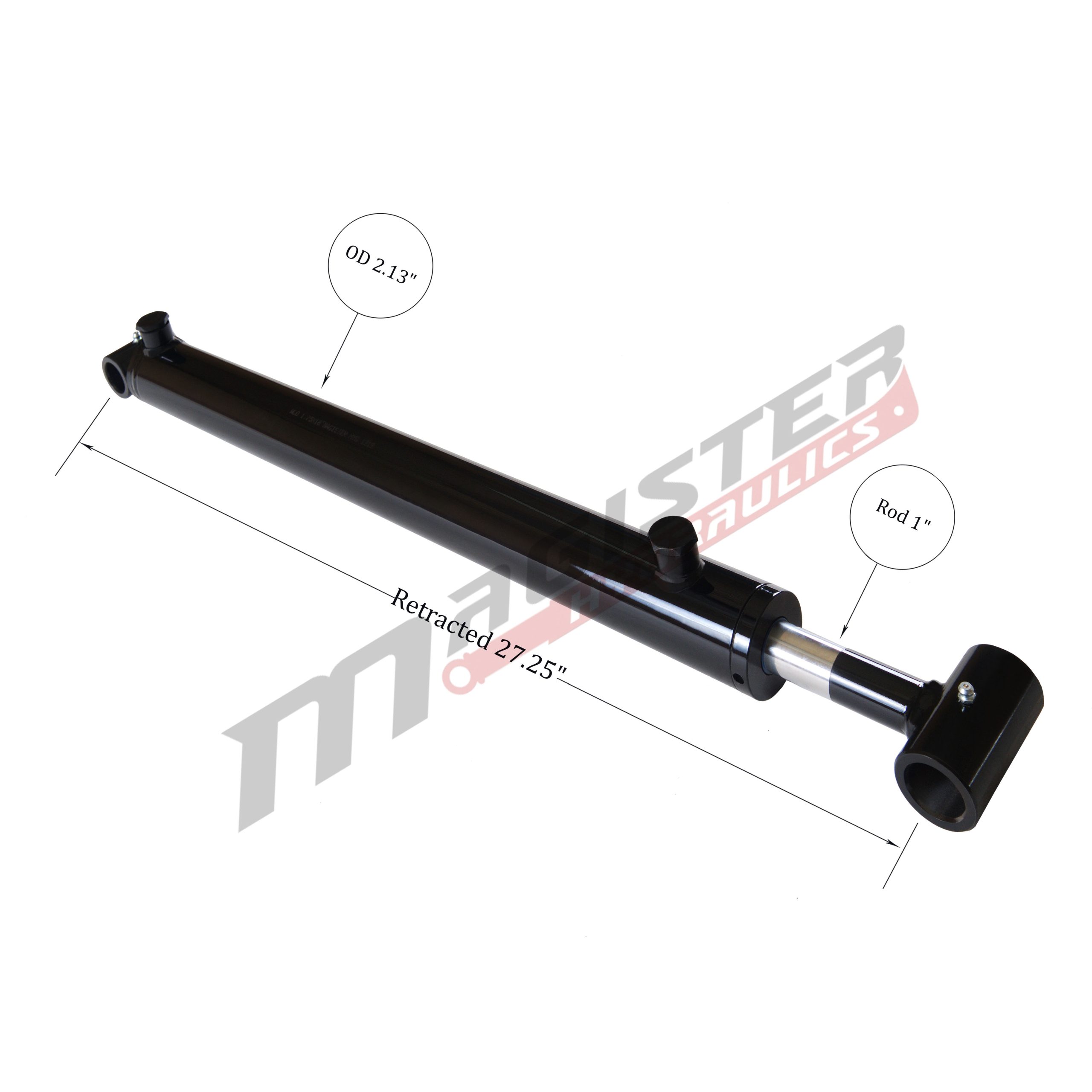 1.75" bore x 18" stroke loader hydraulic cylinder