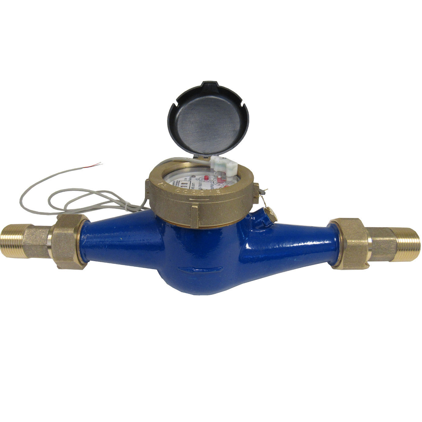 PRM 2 Inch Multi-Jet Brass Totalizing Water Meter with Pulse Output