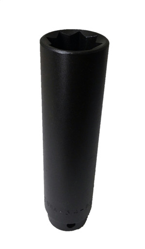1/2" Drive X 3/4" 8 Point, 5" Overall Length Extra Deep Lineman Socket P3324XL