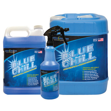 Blue Chill nozzle anti-spatter 5 gallon (18.9 liter) container EAS1000-BC5