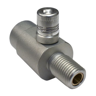 Adjustable Gas Flow Jet 5/8-18 Female x 1/4 NPT Male GFJ-ADJ-B