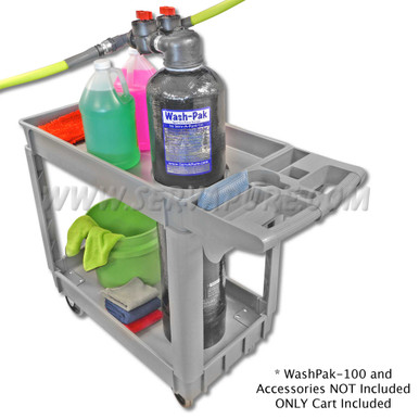 ServAPure Mobile Cart, WashPak-100-CART Accessory for WashPak-100 Spot Free Rinse System