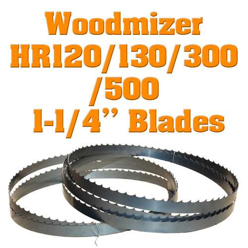 1-1/4" Blades for Woodmizer HR120, 130, 300, and 500 resaws