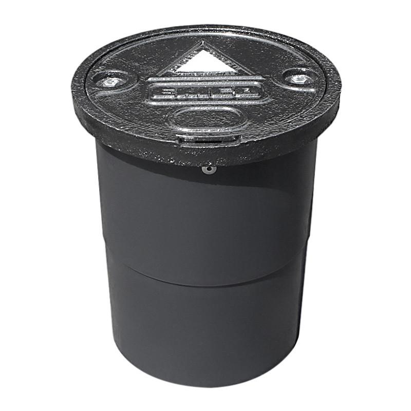12 X 12 Inch Monitoring Well Manhole, Bolt Down Lid, Poly Skirt, A0721-001