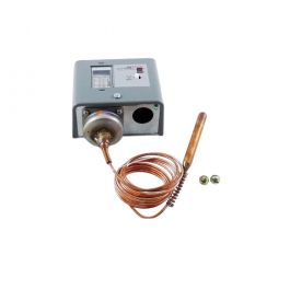 Johnson Controls A70BA-17 1-Pole SPST Temperature Control M/R 35-80°F Open on Low 6' Capillary