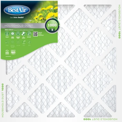 18x24 x 1 In. Pleated Air Filter, MERV 8, 90 Days