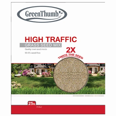 High-Traffic Grass Seed, 25 Lbs., Covers 8,250 Sq. Ft.