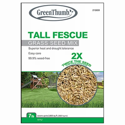 Tall Fescue Grass Seed Mix, 7 Lbs., Covers 1,750 Sq. Ft.