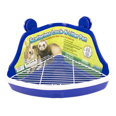 Scatterless Lock-N-Litter Pan, Wire Floor Panel, Small Animal