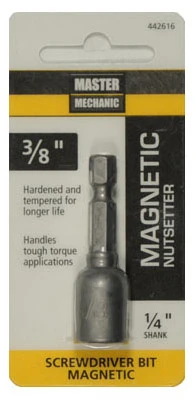 Magnetic Nut Driver, 3/8 x 1-7/8 In.
