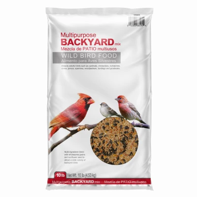 5 Pound Wild Bird Food Mix With Whole Grains, Millet, And Sunflower Seeds