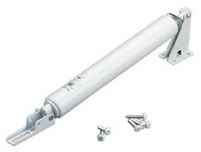 Wright V821AWH Gloss White Pneumatic Door Closer – 9‑in Rod, 10‑5/8‑in Length, 90° Swing, Tool‑Free Adjustment