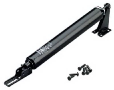 Wright Products V821BL Black Pneumatic Door Closer – 9‑in Rod, 10‑5/8‑in Length, 90° Full Swing