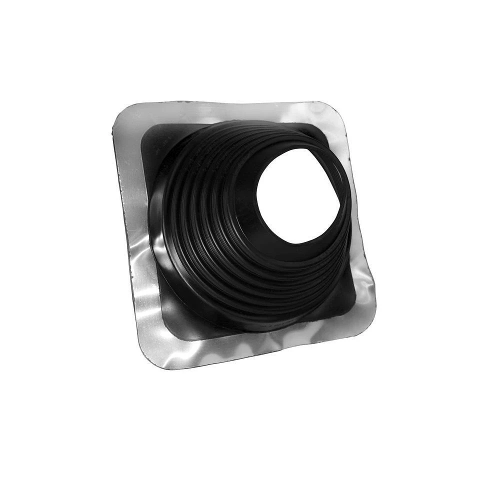 Masterflash Flexible Roof Flashing, EPDM, 12 x 12 In. Base, 5 to 9 In. Pipes
