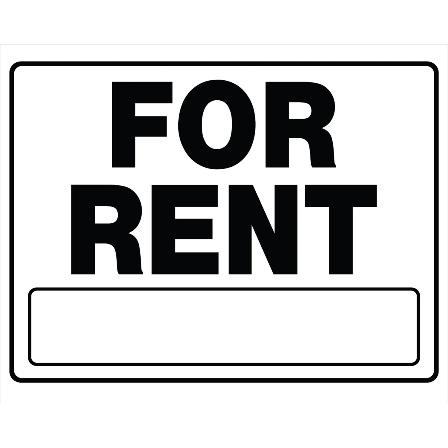 House for Rent Sign, 20 x 24-In.