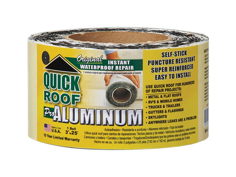 Roof Seal Tape, Aluminum, 3-In.x 25-Ft.