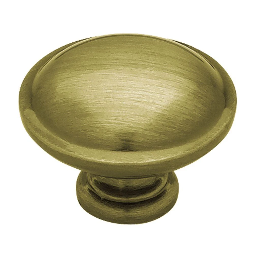 Cabinet Knob, Sophia, Antique Brass, 1.25-In.