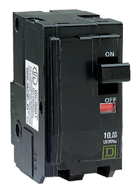 40 Amp Double-pole Circuit Breaker, Model Qo240, 240 Volt, 10,000 Air