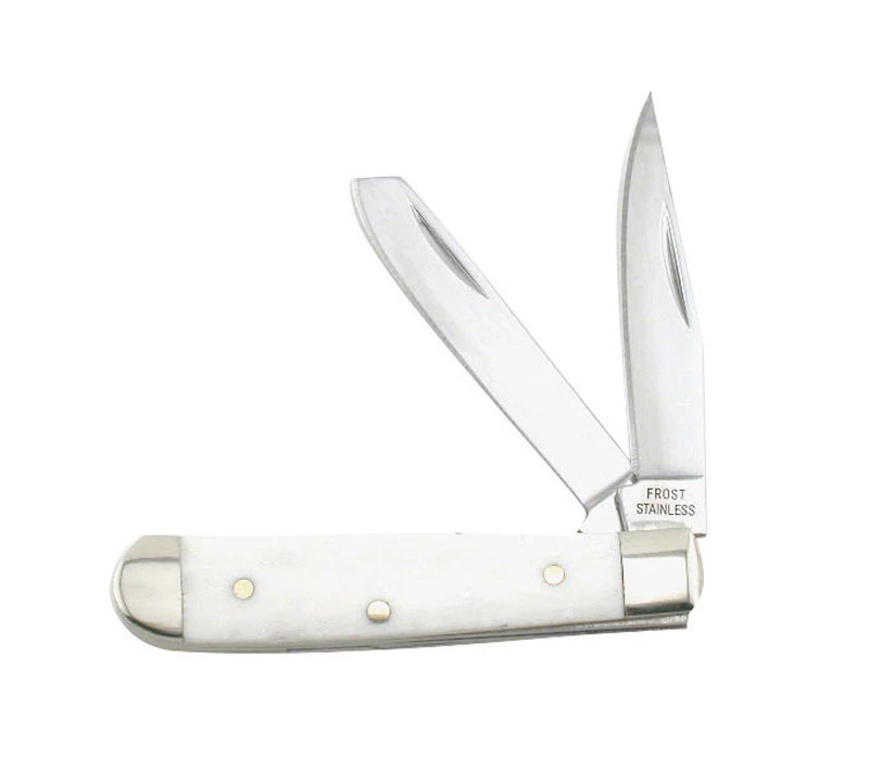 Baby Trapper Gentlemen's Pocket Knife, Smooth Bone, 2-In. Blade