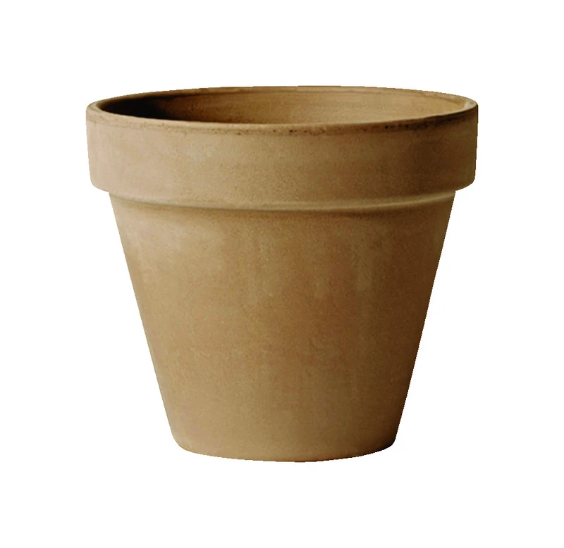 Terra Cotta Clay Planter, Chocolate Brown, 4 In
