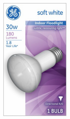 Indoor Reflector Floodlight Bulb, 30 Watt