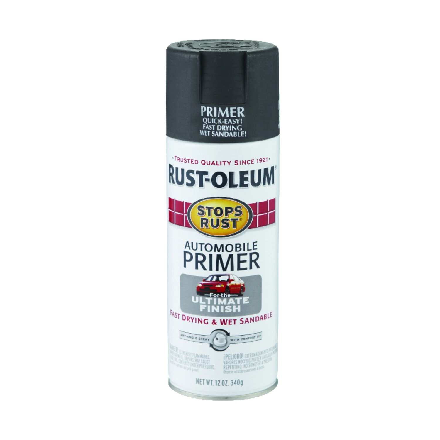 Stops Rust Automotive Primer Spray, Gray, 12-oz.
