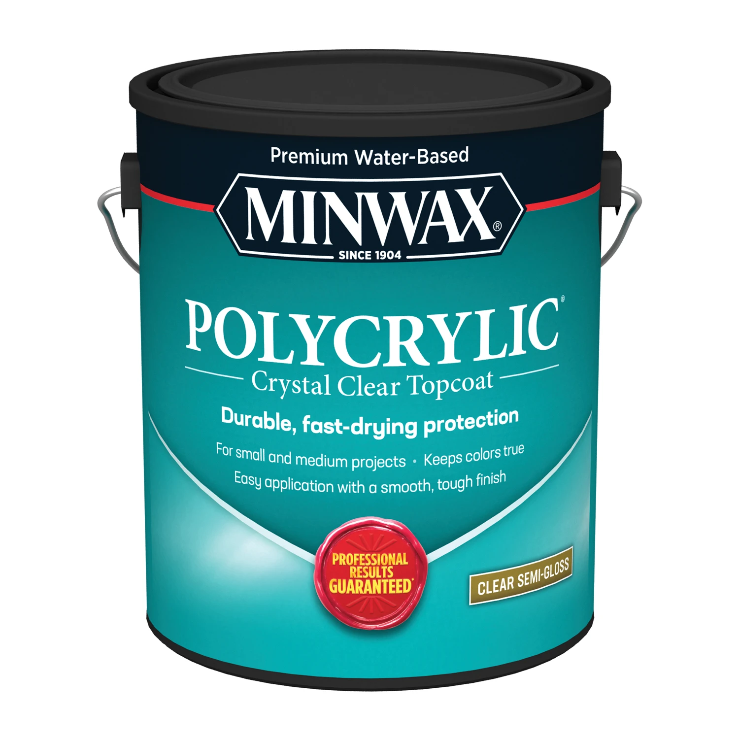 Polycrylic Protective Finish, Semi-Gloss Clear, 1-Gallon
