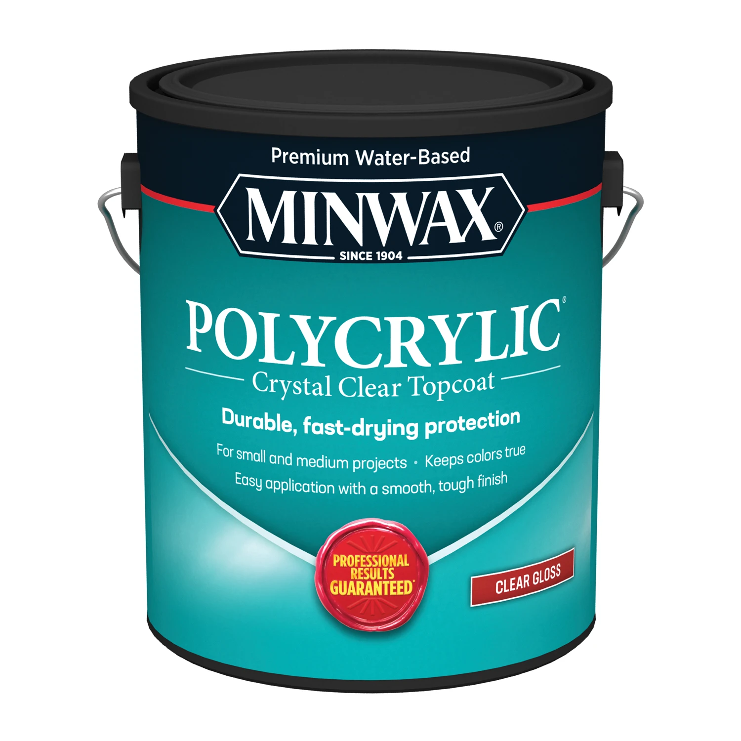Polycrylic Protective Finish, Gloss Clear, 1-Gallon