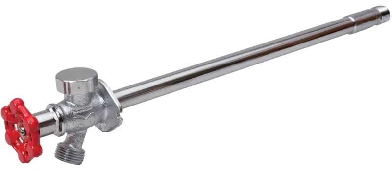 Sillcock, Anti-Siphon, Frost-Free, 1/2 MIP x 3/4 Hose x 12 In.