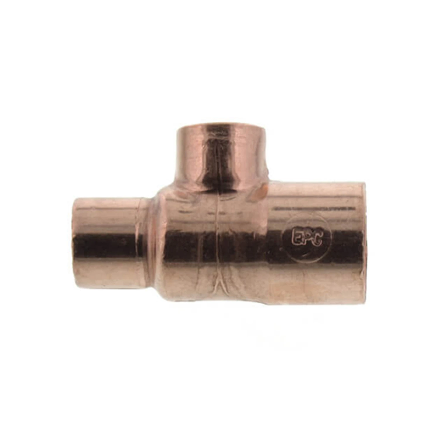 Copper Pipe Tee, 3/4 x 1/2 x 1/2 In. CxCxC