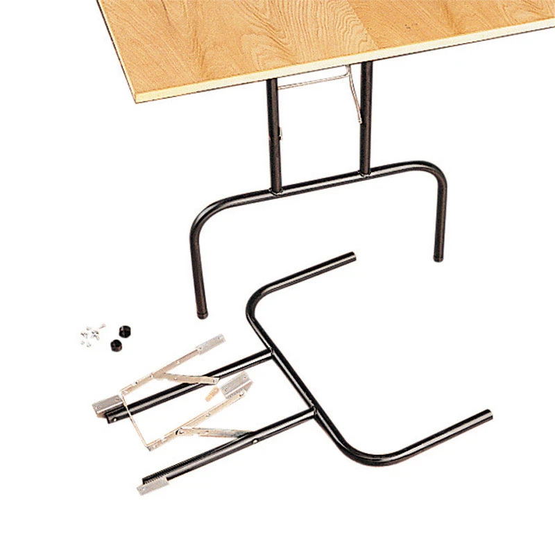 Folding Banquet Table Legs, Black, 1 pair