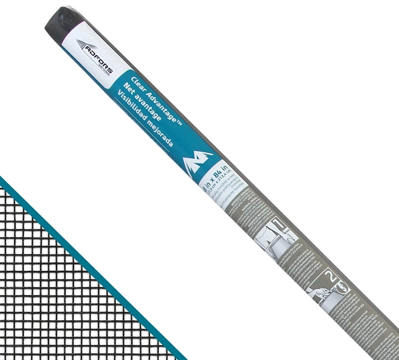 Insect Screen Roll, Charcoal Fiberglass, 48 x 84 In.