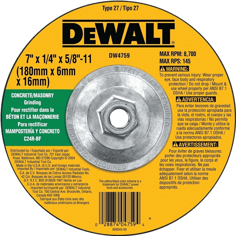 Masonry Grinding Wheel