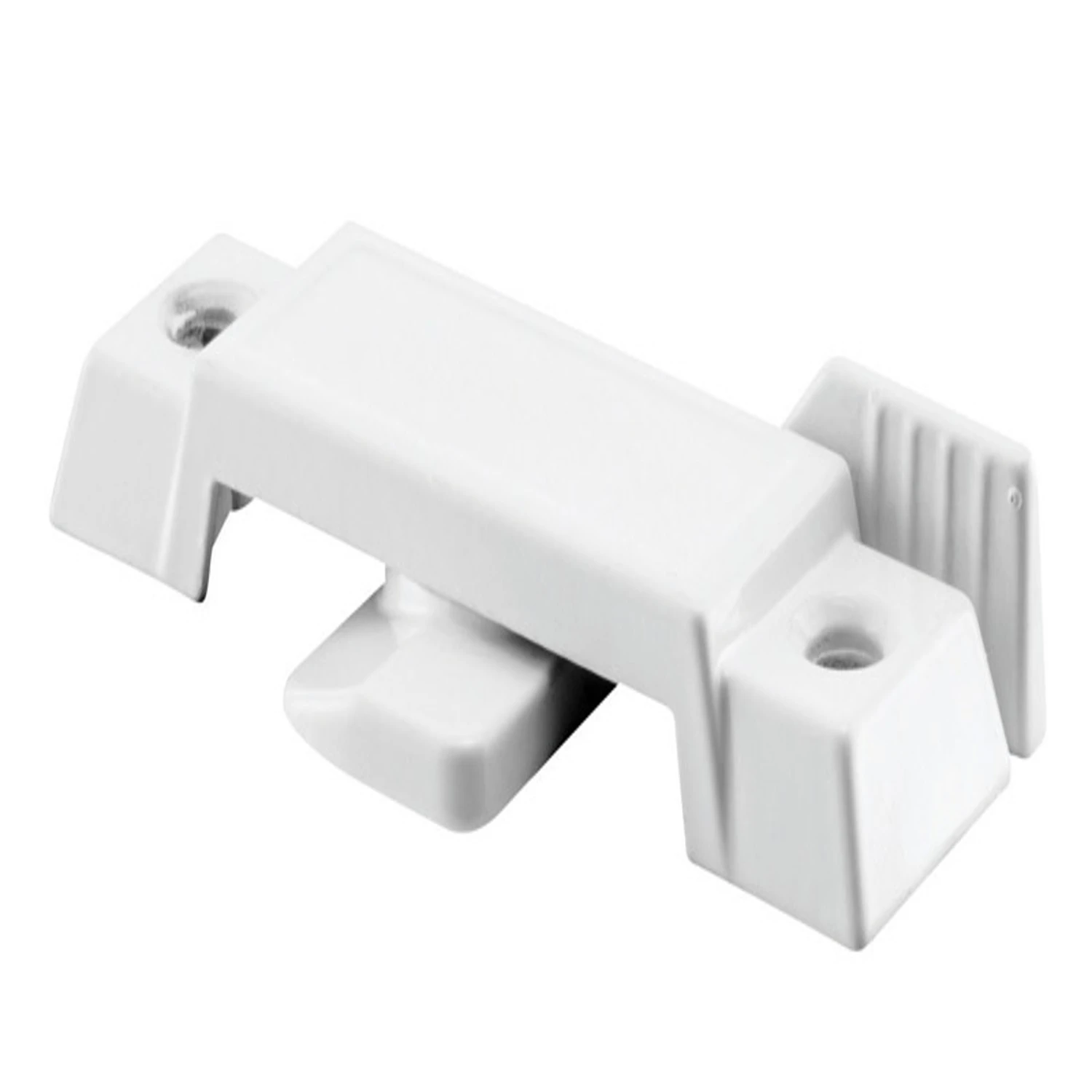 Sash Lock, Diecast White, Use on Vertical and Horiz.